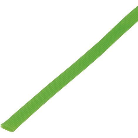 TRU COMPONENTS 1564737 CBBOX3037-GN Geflechtschlauch Grün PET 30 bis 37 mm 5 m