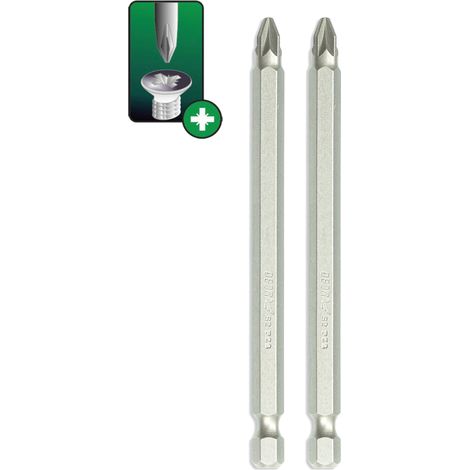Punta cacciavite Dedra 18a05pz22-02 Pozidriv acciaio S2 100 mm