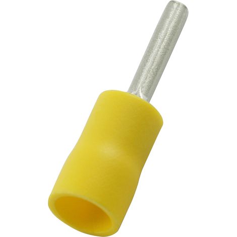 Connecteur à broches à sertir Isolé RS PRO, Dia. broche 2.8mm, Long. broche 14mm, Jaune 10AWG 6mm² 12AWG 4mm² (1/3)