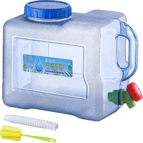8L Jerricane d’Eau avec Robinet, Reservoir Eau Camping Car, Bidon d'eau avec Poignée, Bidon Alimentaire sans BPA, Bidon Plastique (1/4)