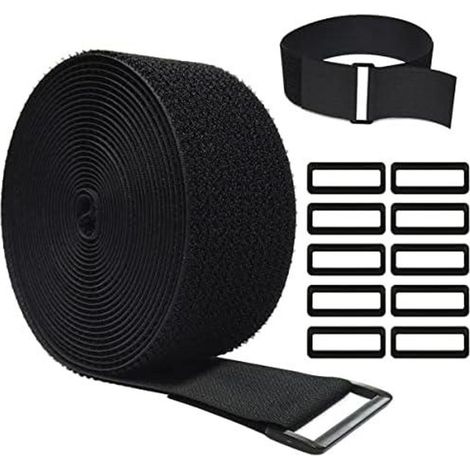 Lot de rouleaux de colliers de câbles à boucle velcro 5 cm, attaches pratiques pour organiser vos fils électriques (1/5)