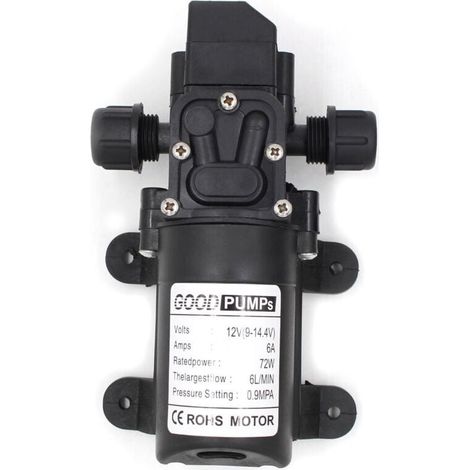TONCHEAN 12V 6A 72W 6L Rippenmembran-Hochdruckpumpe (1/4)