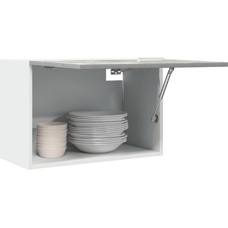 Hängeschrank Lyon Betongrau 60x31x40 cm Holzwerkstoff