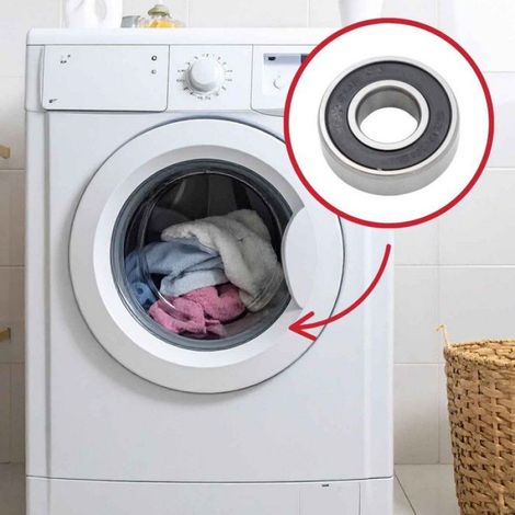 Roulement 6202 Zz - Lavage Machine À Laver - Compatible Avec Modèles Candy Electrolux Aeg - Lot De 1 (1/3)