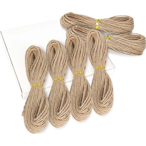 120M Ficelle Jute Naturel 2mm (1/5)