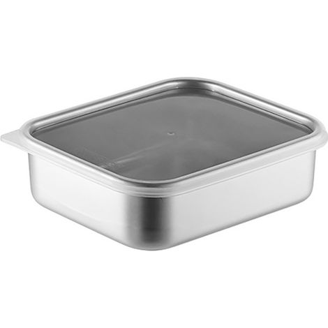 Boîte de conservation alimentaire en acier inoxydable 700ml, étanche, couvercle hermétique, grade alimentaire, idéale pour cuisine domestique. (1/5)