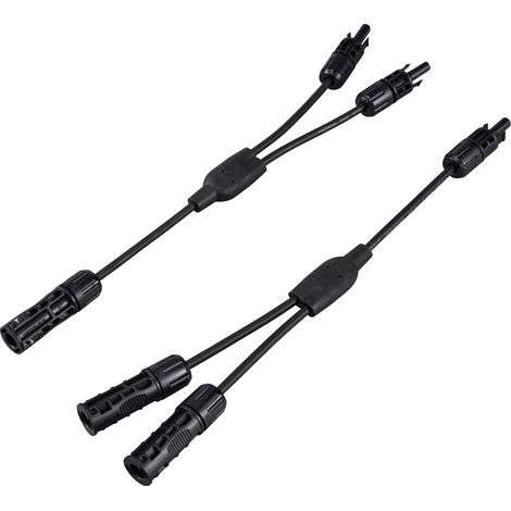 Sygonix SY-6408046 Solaranlagen Anschluss Adapterkabel  30 A Schwarz 36 cm