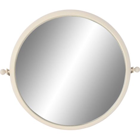 Espejo Metal 60X13X52 Rugoso Blanco (1/3)