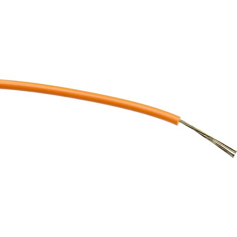 Fil électrique RS PRO BS4808 0,2 mm² 24 AWG, 1 kV c.a., PVC Orange, 500m