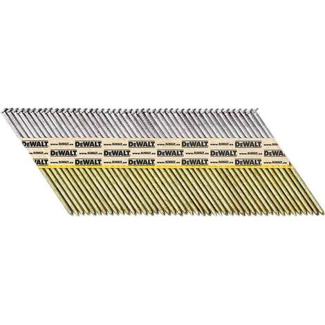 DEWALT DNPT28R63 Galvanised 33° Angle Ring Shank Nails 2.8 x 63mm (Pack 2200) DEWDNPT28R63