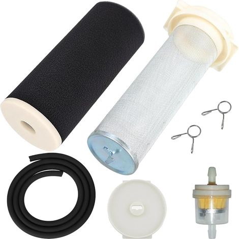 Kit Filtre à air, Guide et Embout pour Yamaha Warrior Raptor Wolverine 350 YFM 350 Grizzly 600 660 YFM600 YFM660 1987-2013 1UY-14458-01 1UY-14468-00 1UY-14451-00 1UY-14458-01-00 (1/5)