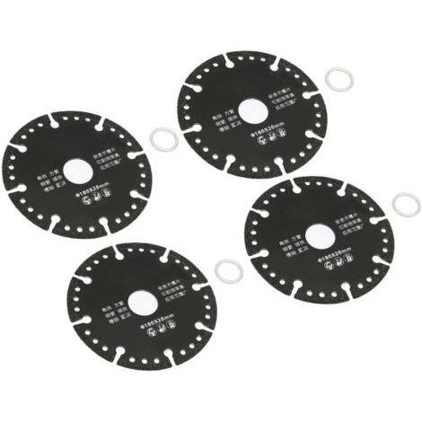 Lot de 10 lames de scie pour meuleuse d'angle, lame de scie plate multifonctionnelle pour coupe en émeri pour barres d'armature en fonte et acier