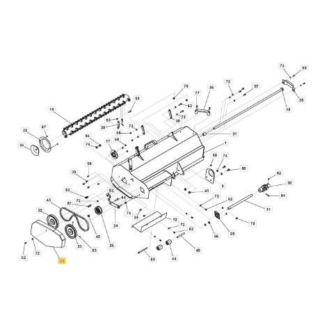 PROTEZIONE CINGHIA ORIGINALE STIGA - 118890079/0