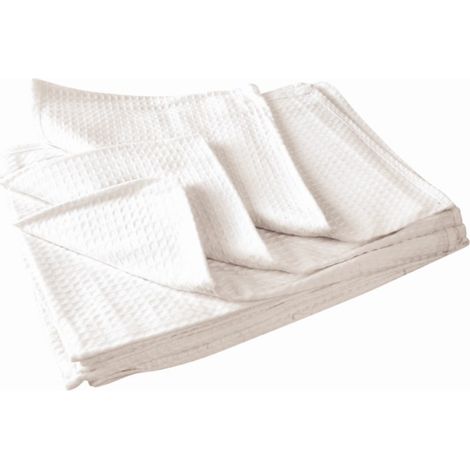 Torchons blancs nid d abeille (Lot de 10) - Vogue (1/5)