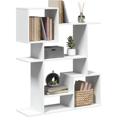 vidaXL Raumteiler Regal weiß 92x29x112 cm Holz (1/5)