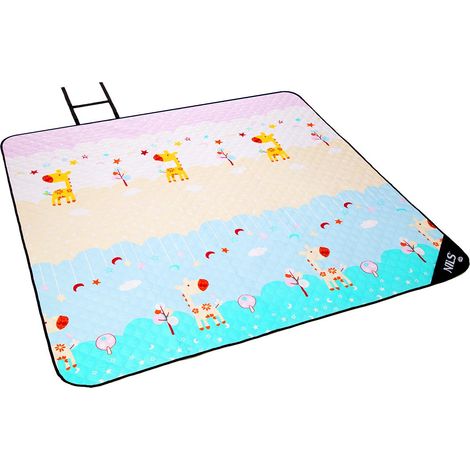 Giraffe Picknickdecke, 195x200 cm, wasserdicht
