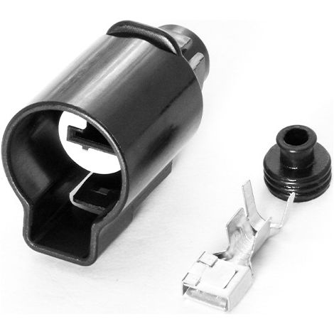 OPAI-Automobilsteckverbinder eignen sich für Anwendungen mit hohen Strömen. Der wasserdichte Automobilstecker 6189-0101 trägt die Bezeichnung DJ7015-7. (1/4)