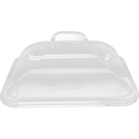 Protection Anti-Poussière Transparente en Acrylique pour Plats Rectangulaires - Couvercle Pratique pour Cuisine (1/5)