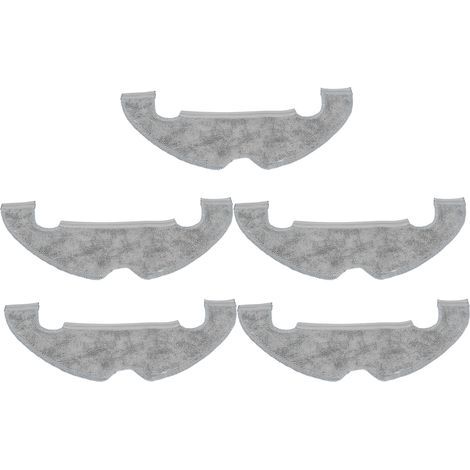 Lot de 5 lingettes de nettoyage pour aspirateur robot Xiaomi Dreame L10plus - Pièces de rechange (1/4)