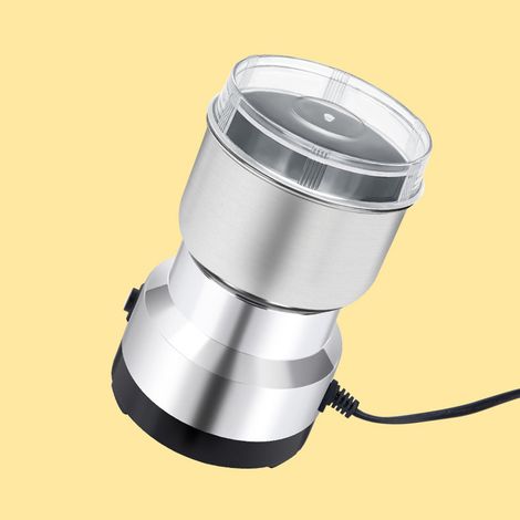 Multifunktionale elektrische Mühle für Kaffeebohnen, Samen, Gewürze und Nüsse, aus Edelstahl