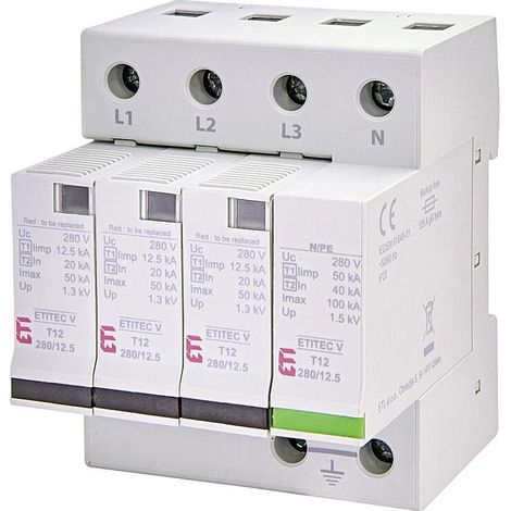 ETI Parafoudre ETITEC V T12 280/12,5 3+1 RC, REG