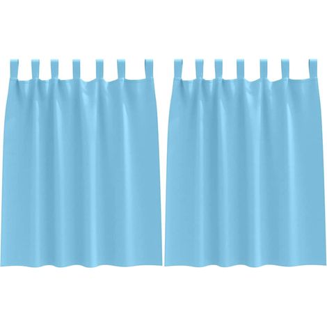 Maison Exclusive - Verdunkelungs-Vorhänge mit Ringen 2 pcs Himmel
