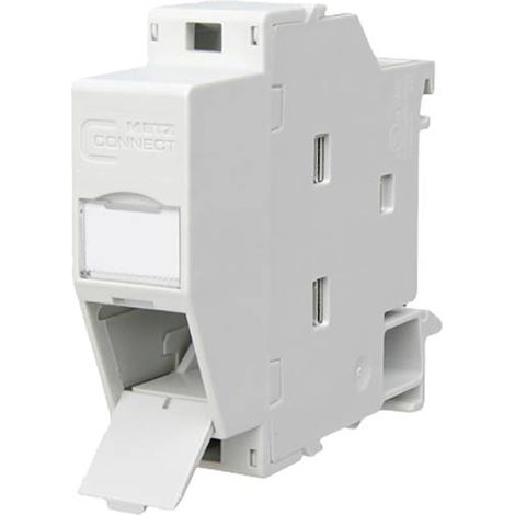 Metz Connect 1309428103-E Prise réseau profilé gris clair S669422 (1/4)