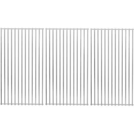 41,5 x 70,5 cm Grille en acier inoxydable pour barbecue Burnhard Big FRED Série, pièces de rechange pour barbecue à gaz pour la plupart des modèles, lot de 3