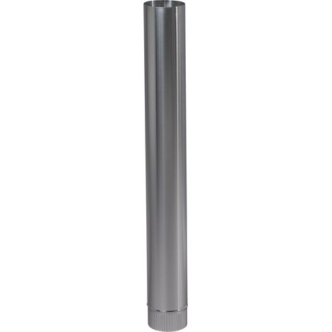 Tuyau agrafes 1m alu, diamètre 153 (1/3)