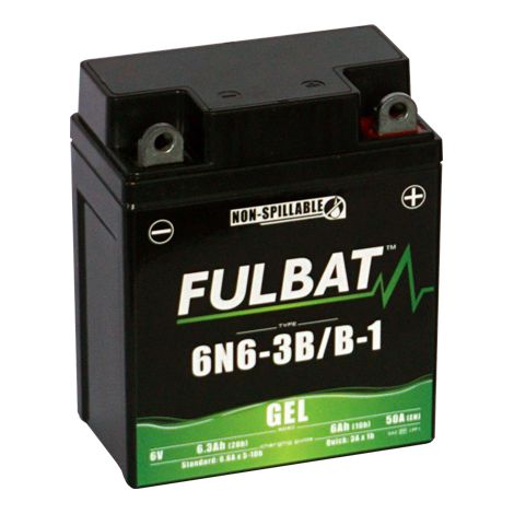Batterie Fullbat FUL GEL - 6N6-3B / 6N6-3B-1 (Gel, sans entretien)