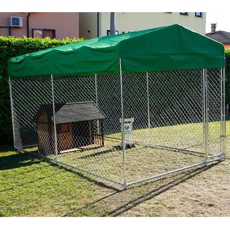 Box Per Cani Modello Lassie, Porta Ciotole Sì O No Con Porta Ciotole, Tipologia Recinto Recinto 3,96 X 2,28 Coperto