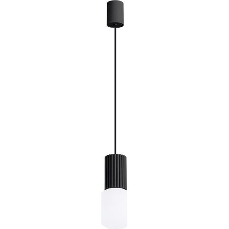 Halo 1 G9 schwarze Aluminium Sollux SL.1714 Pendelleuchte (1/5)