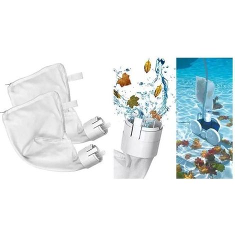 Sacchetti raccoglipolvere multifunzionali di ricambio di grandi dimensioni per robot pulitore per piscine 380/360 - Confezione da 2 (1/3)