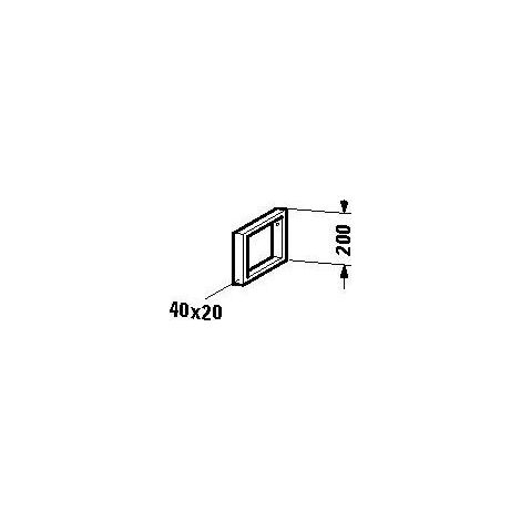 Duravit Konsolenträger-Handtuchhalter, 40x455mm, montierbar unter (1/3)