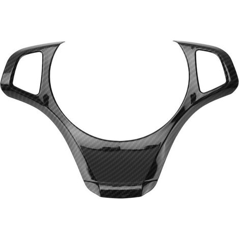 Lenkradverkleidung in Carbonfaser-Optik, Hochglanz, Luxus-Ersatz für X3 E83 2006-2009, Passt perfekt, Hergestellt aus ABS-Material.