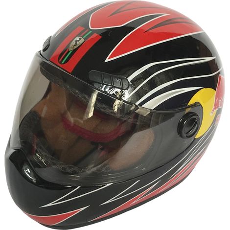 1 casque de moto décoratif, design ours motard, décoration intérieure, collection passionnés de deux-roues (1/5)