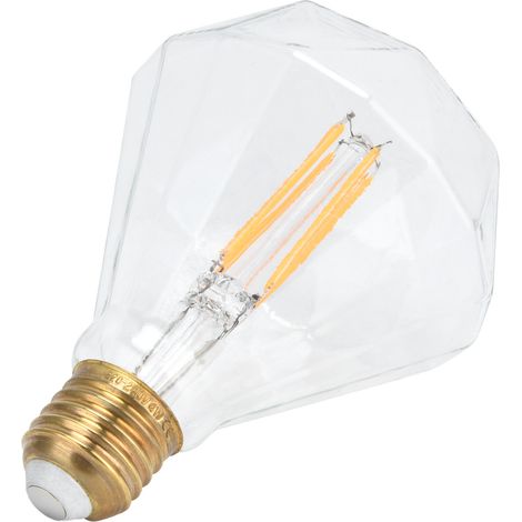 Ampoule LED E27 4W Vintage Décorative Filament Transparente pour Lustre et Applique 220V Lumière Chaude (1/5)