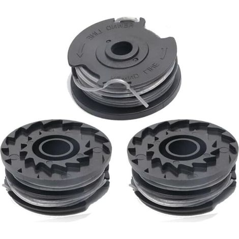Bobine de rechange Bosch Art, lot de 3 bobines pour débroussaillages Bosch Art 24 27 30 30-36 Li 18 m 1,65 mm (1/4)