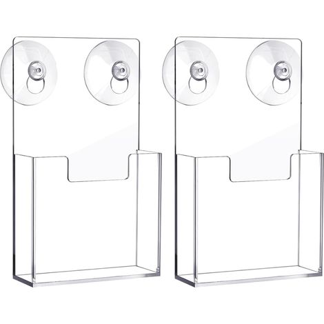 zur Wandmontage 310 g Acryl Broschürenhalter doppelteilig