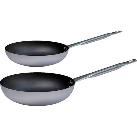 Bis padelle alte professionale Ballarini serie 2000 cm 28-32