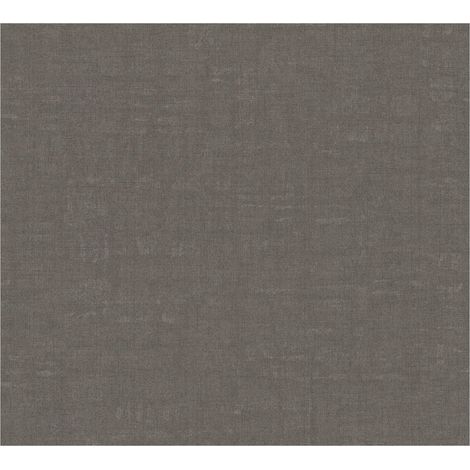 Unicolour wallpaper wall Profhome 387454 hot embossed non-woven wallpaper slightly textured unicoloured matt brown anthracite dark grey 5.33 m2 (57 ft2) (1/5)