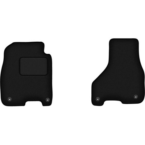 Tappetini anteriori per auto: Dodge RAM DS DJ 1500 pickup (2012-2020) neri (1/5)