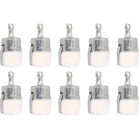 Kit de 10 filtros de combustible de fieltro de repuesto, apto para herramientas eléctricas de jardín y mangueras de combustible profesionales. (1/5)