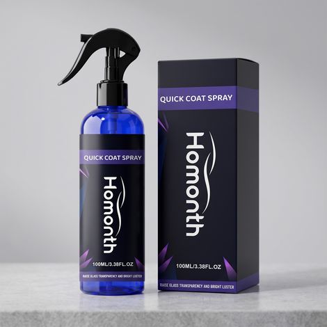 Glasbeschichtungsspray, regen- und staubabweisend, dünner Film, klare Sicht, geeignet für alle Autoscheiben – 100 ml -- BIEMMEDUE (1/5)