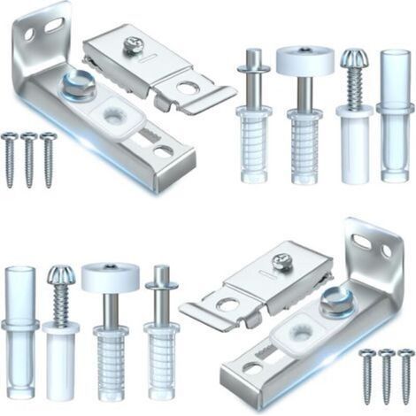 Kit de réparation pour portes pliantes - Lot de 2 pièces de rechange pour portes coulissantes pivotantes de 9,5 mm (3/8 po) (1/5)