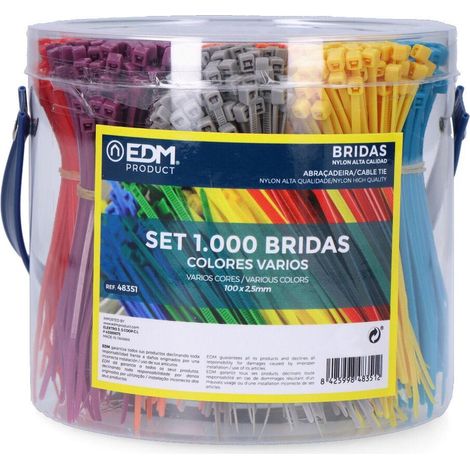 Collari in nylon edm set 1000 pezzi multicolore (1/5)