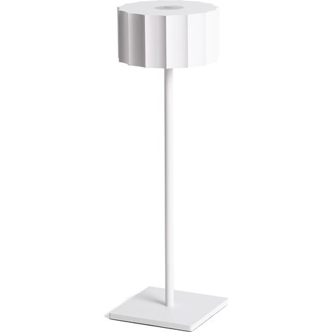 Lámpara de Mesa LED Portátil para Exterior con Batería USB Recargable Cesc Blanco (1/5)