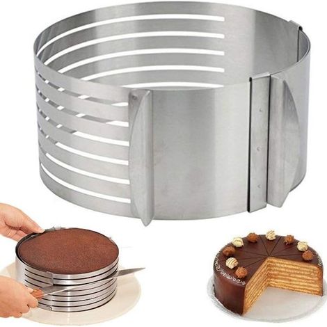 Coupe-anneau trancheuse à gâteau, Justerbar Ring 7 mousse blonde, pour (1/5)