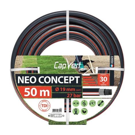 Tuyau Arrosage Capvert Neo Concept Robuste, Anti-torsion, 50m - Capvert