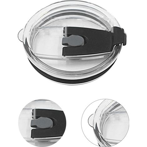 Couvercle isolant 30 oz pour gobelet de voyage, étanche et résistant à la chaleur, couleur noire (1/5)